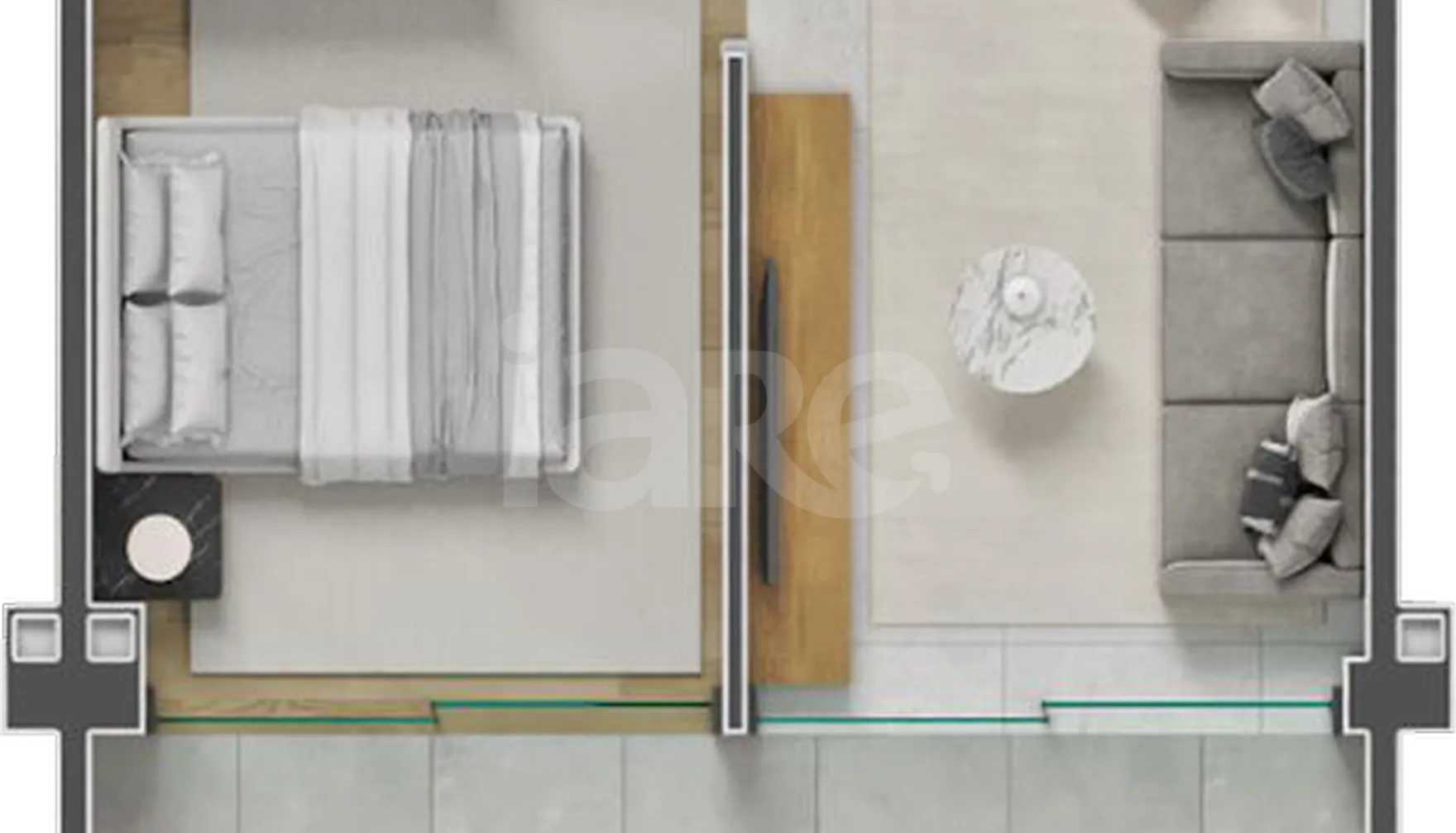 Planta — Cobertura Horizontal 63,66 m²