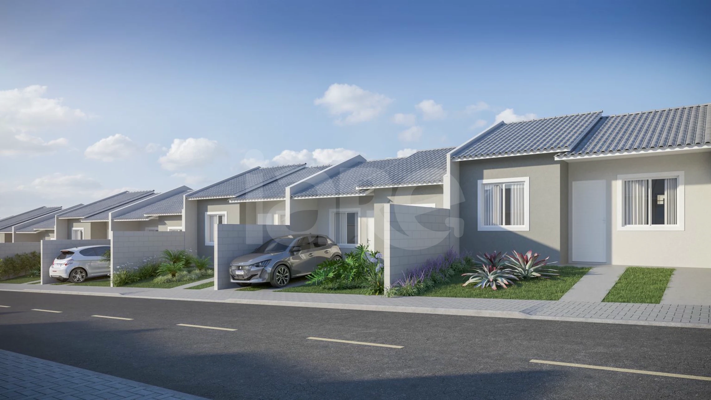 Residencial Treviso - Casa com 42,42 m², em Estados — foto 1