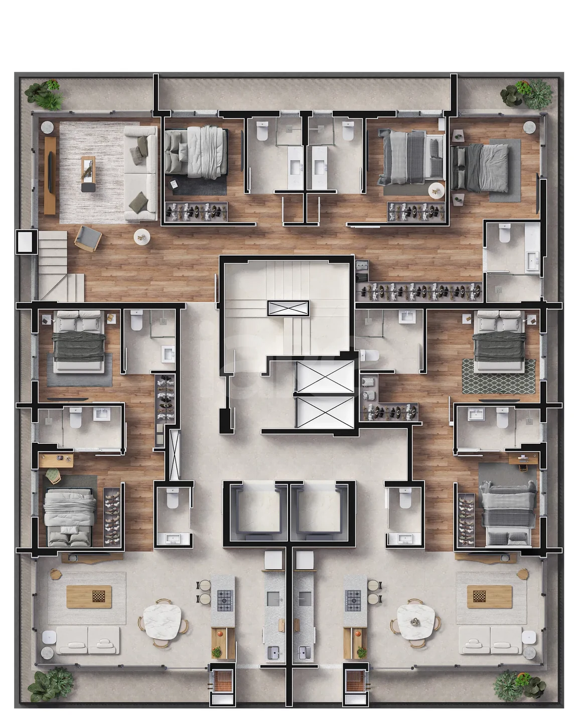 Planta — Pavimento 3