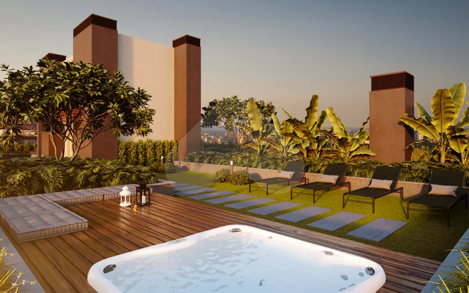 Giardino - Apartamento com 63,3 m², em Petrópolis — foto 5