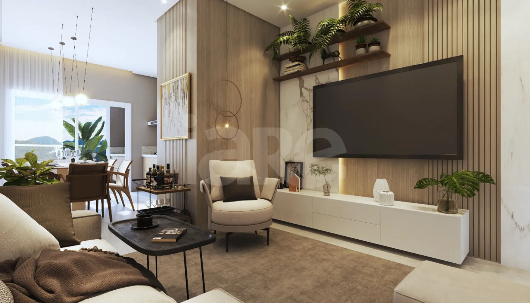 Atos I - Apartamento com 69,98 m², em Morretes — foto 2
