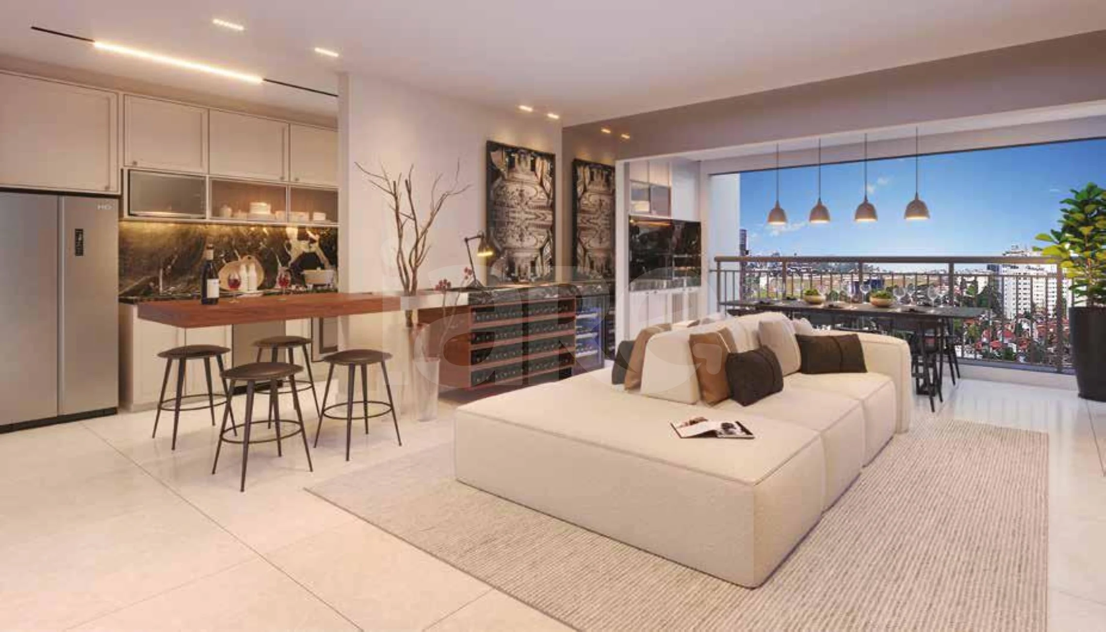 Azzure Resort Life - Apartamento com 63,4 m², em Umuarama — foto 5