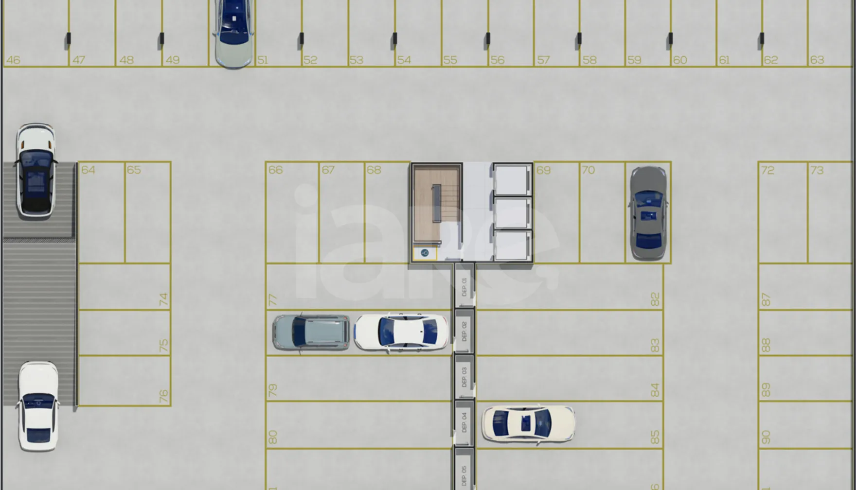 Planta — Pavimento garagem