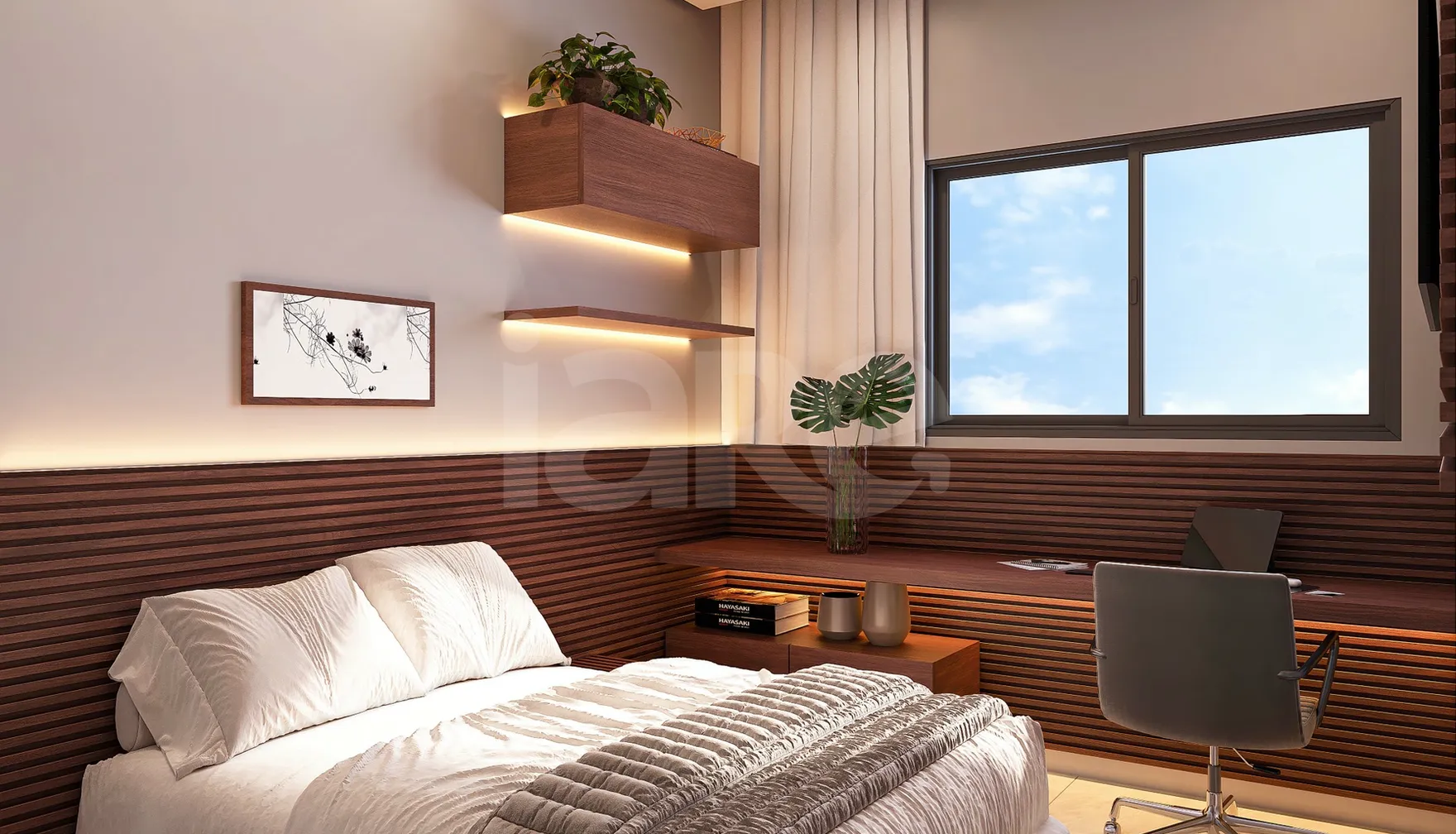 House Garden - Apartamento com 73,36 m², em Canto do Forte — foto 7