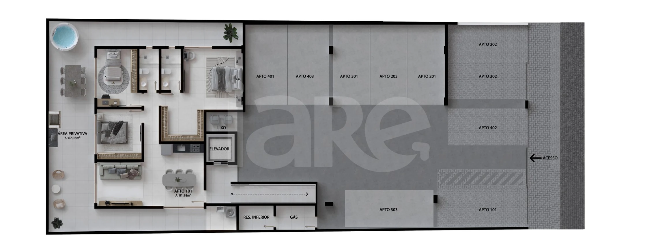 Planta — Pavimento térreo