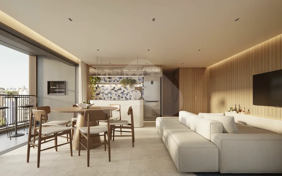 Izar - Apartamento com 93,5 m², em Bigorrilho — foto 2