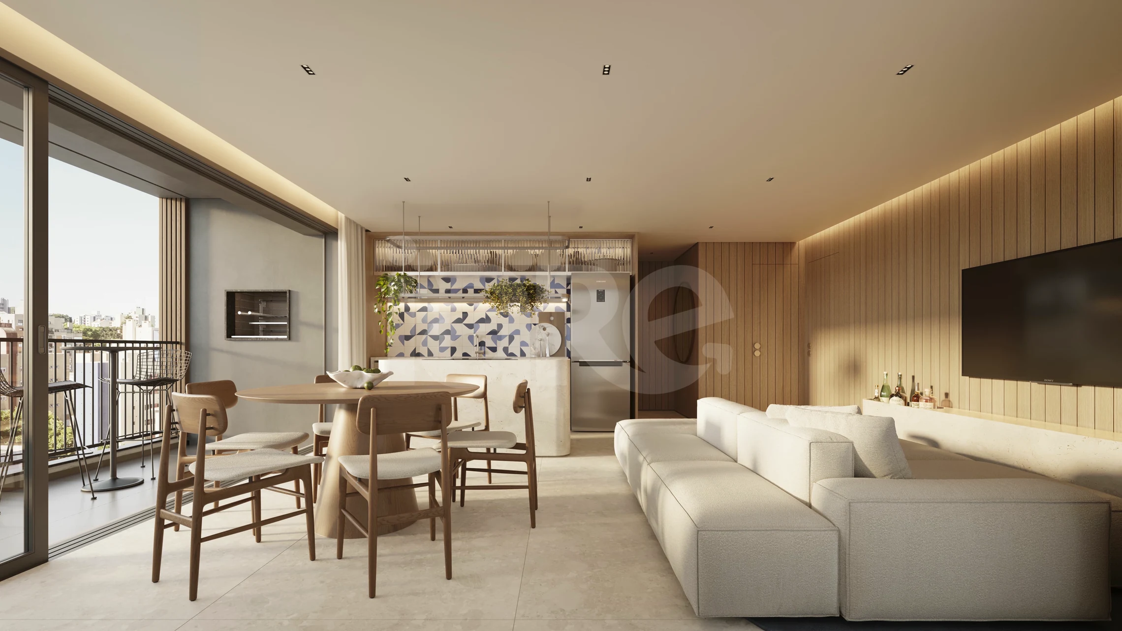 Izar - Apartamento com 93,5 m², em Bigorrilho — foto 2