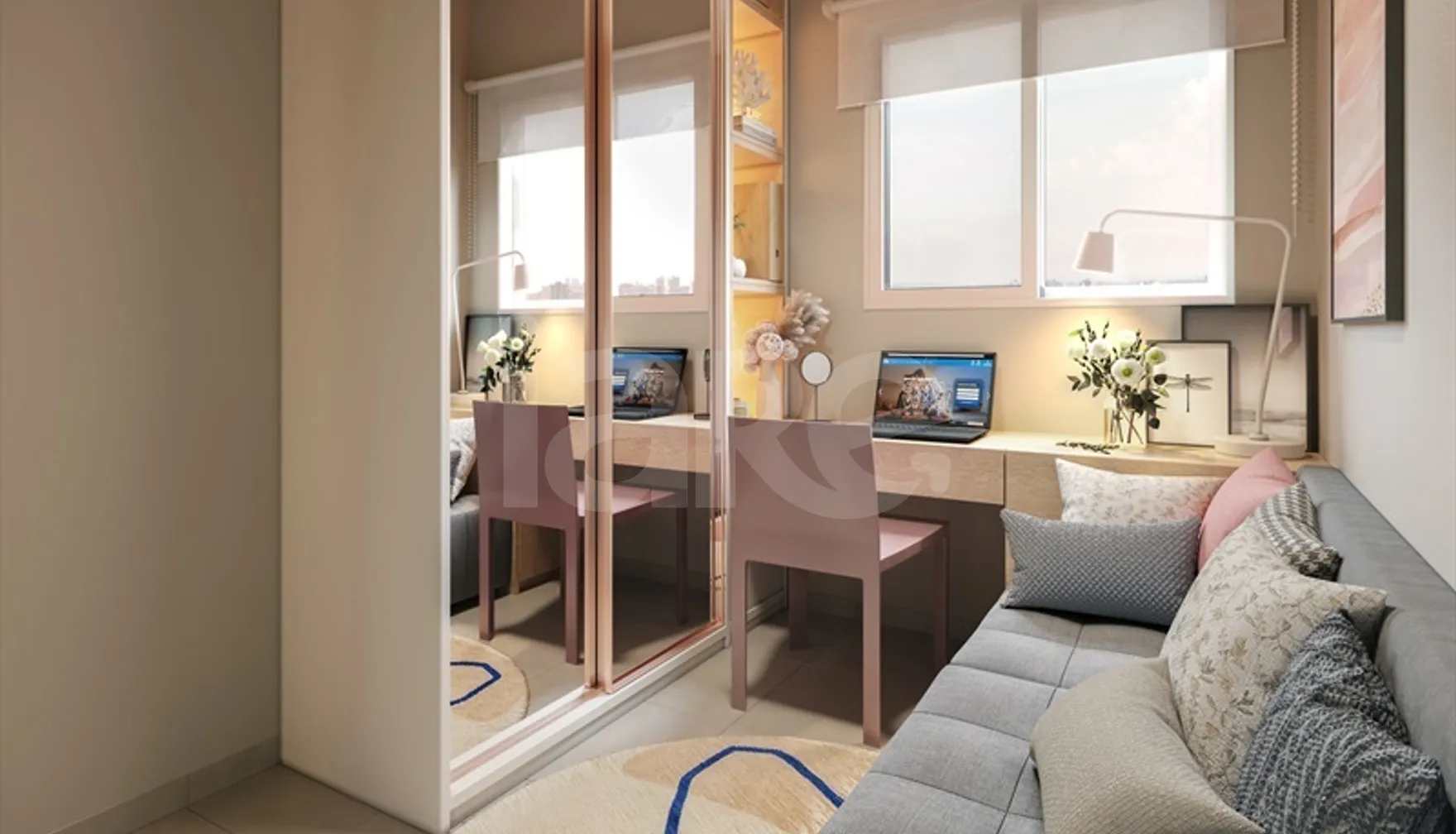 Lift Laguna - Apartamento com 33,5 m², em Chácara Santo Antônio — foto 4