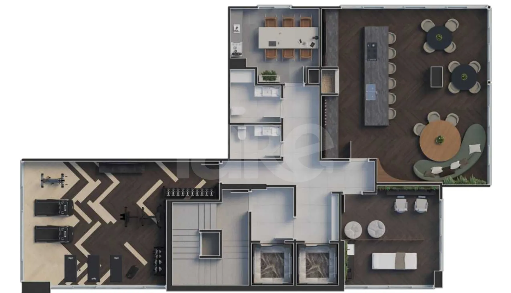 Planta — Pavimento lazer 2