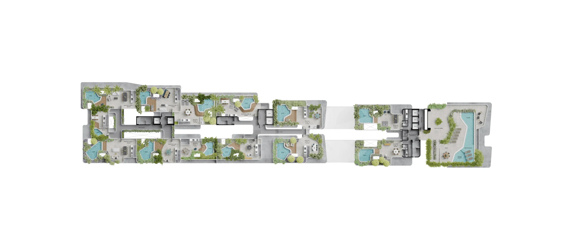 Planta — Pavimento rooftop