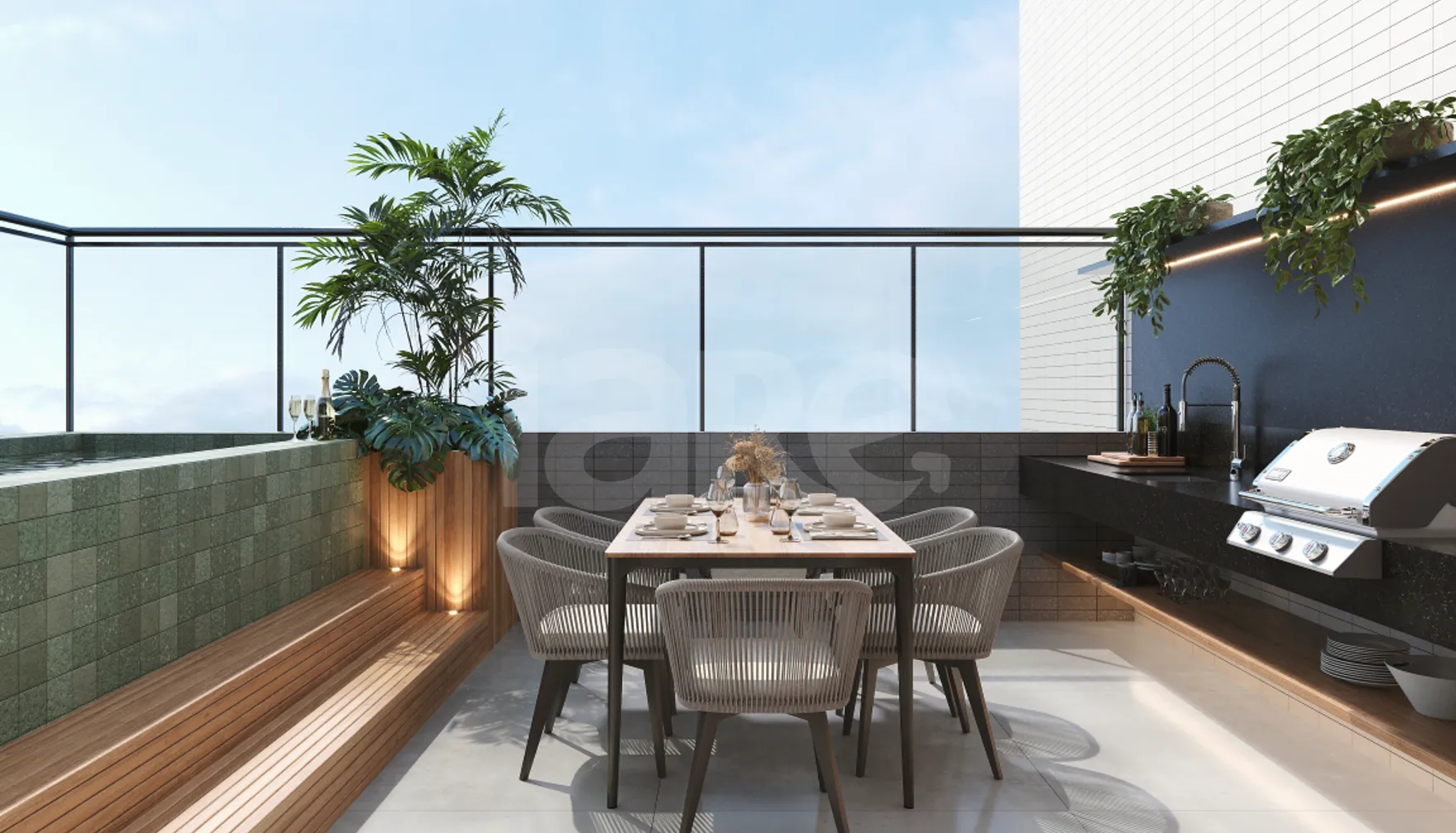 Porto Jardins - Apartamento com 66,13 m², em Intermares — foto 25