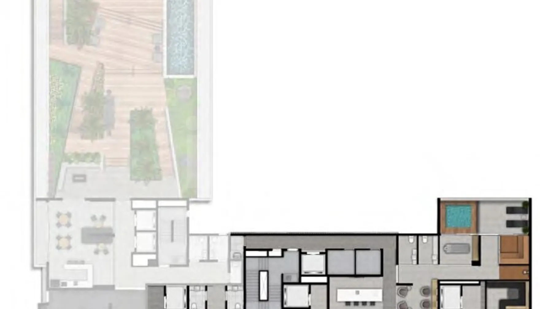 Planta — Pavimento lazer