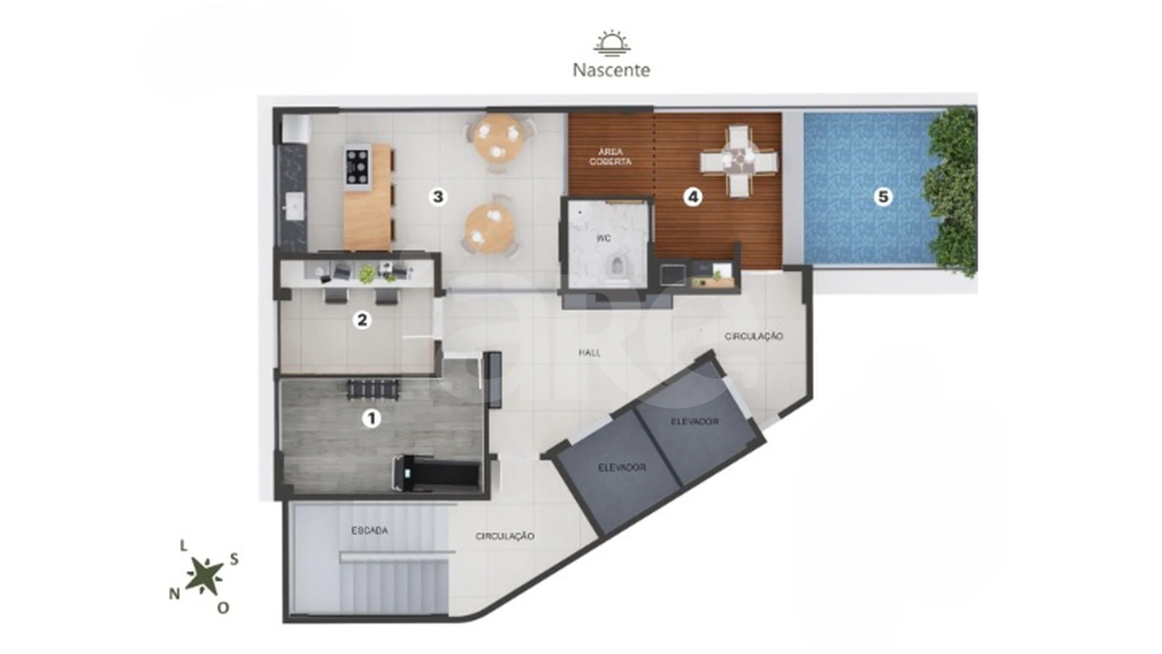 Planta — Pavimento rooftop