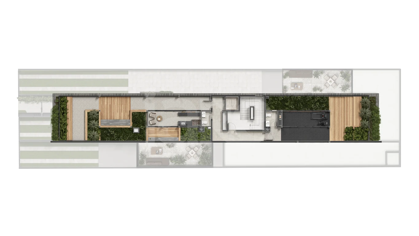 Planta — Pavimento rooftop