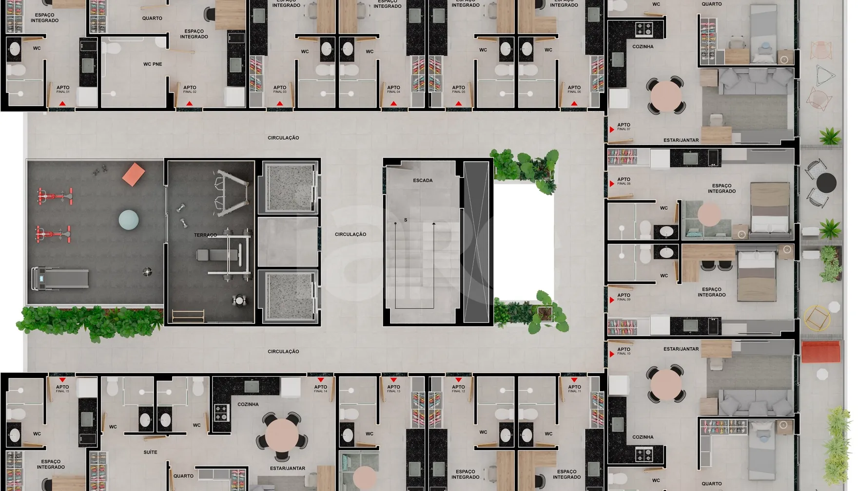 Planta — Pavimento 4