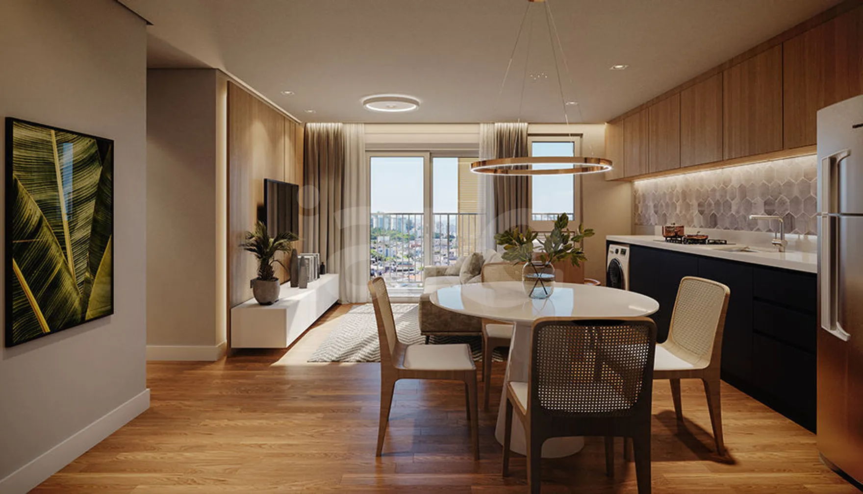 Vitta Home Resort - Apartamento com 74,53 m², em Fazenda — foto 2