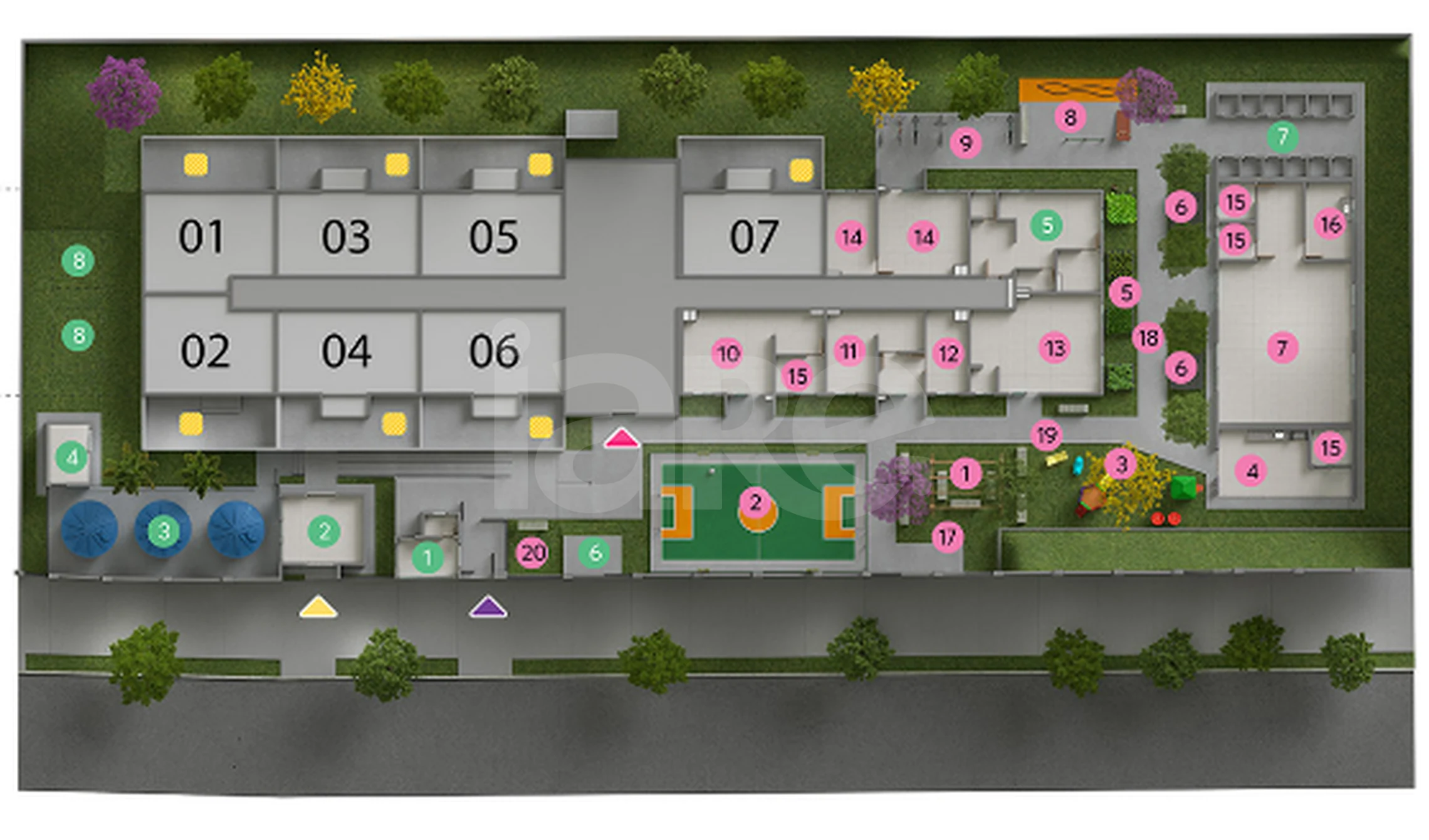 Planta — Implantação