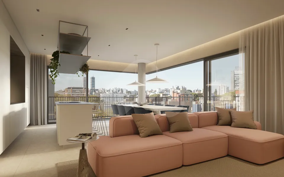 Izar - Apartamento com 93,5 m², em Bigorrilho — foto 3