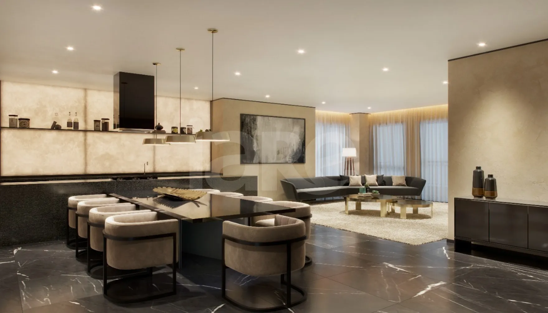 Living Duett Mooca - Apartamento com 126,13 m², em Mooca — foto 6