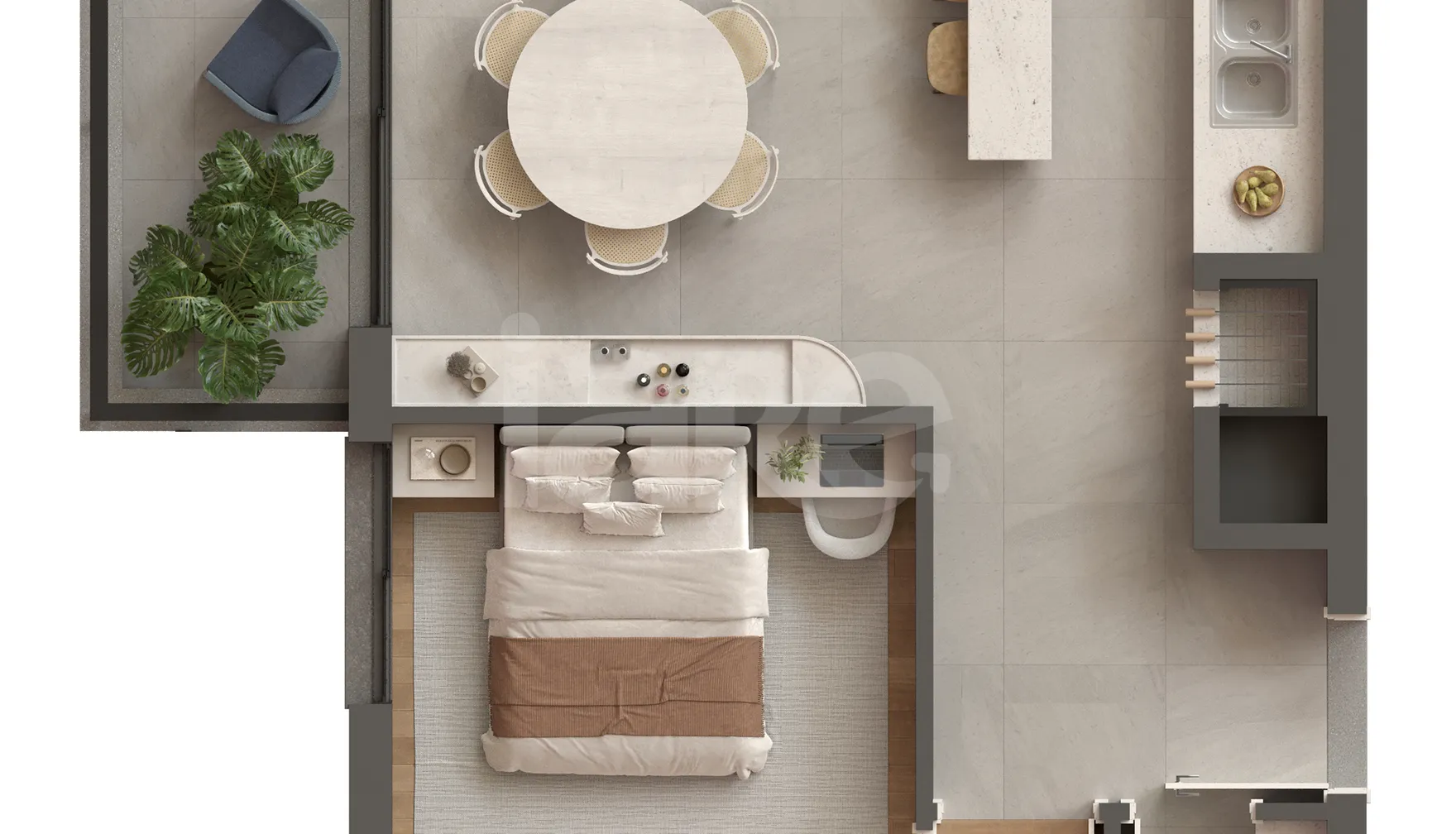 Planta — Apartamento 108,56 m²