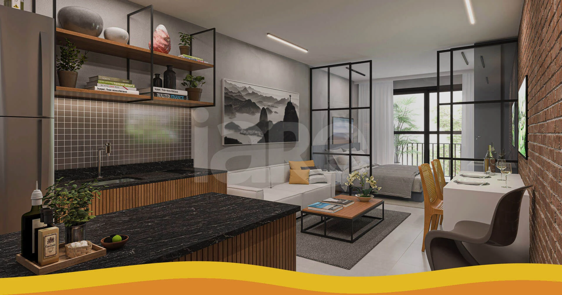 Cores do Rio - Studio com 36,24 m², em Centro — foto 4