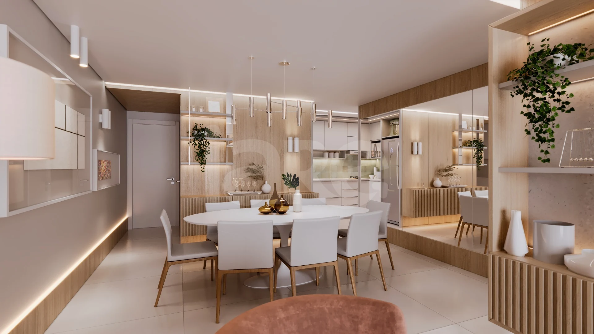 Terrasse Infini - Apartamento com 78,33 m², em Água Verde — foto 3