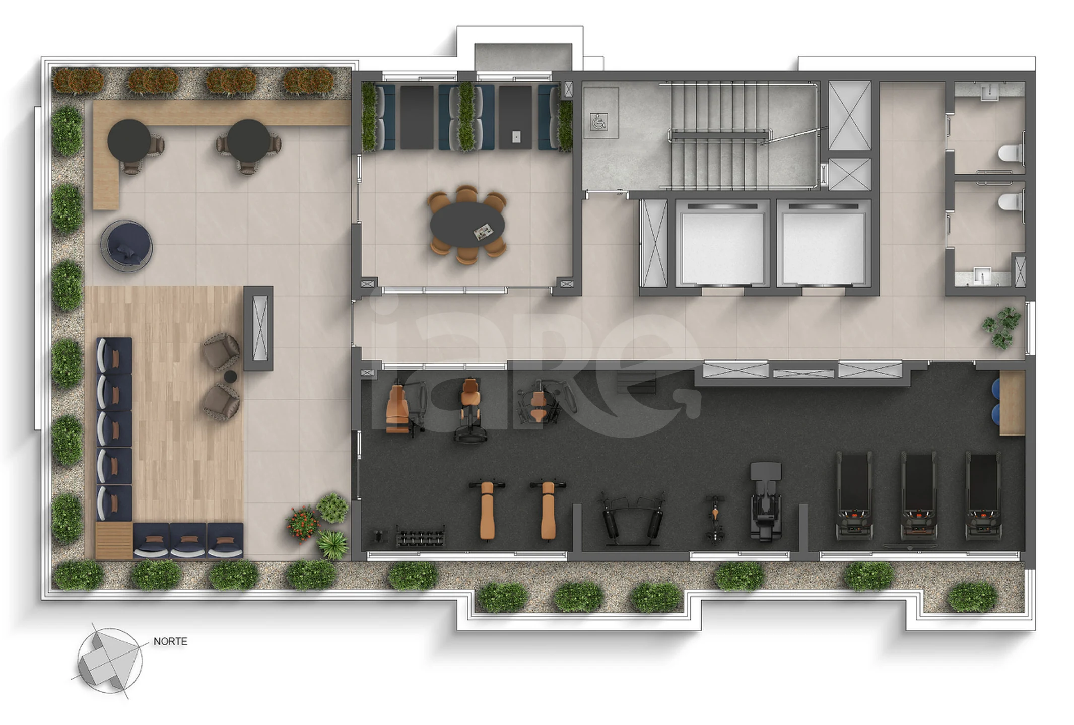 Planta — Pavimento 21