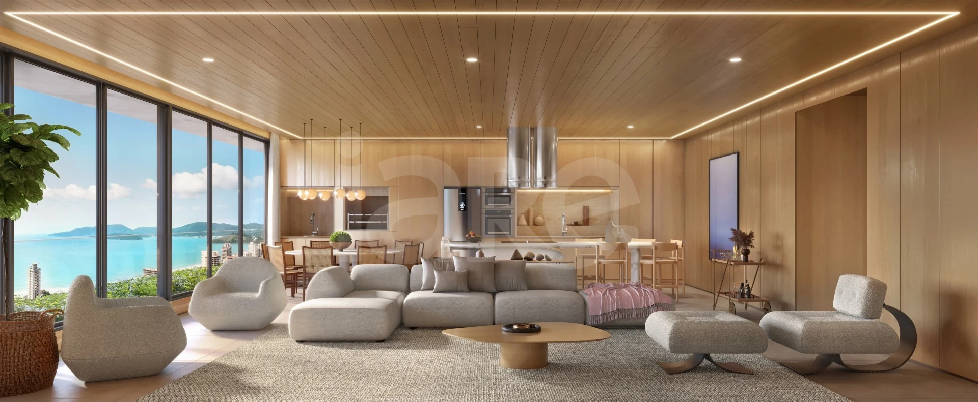 Lagom Perequê Massala - Apartamento com 172,9 m², em Perequê — foto 3