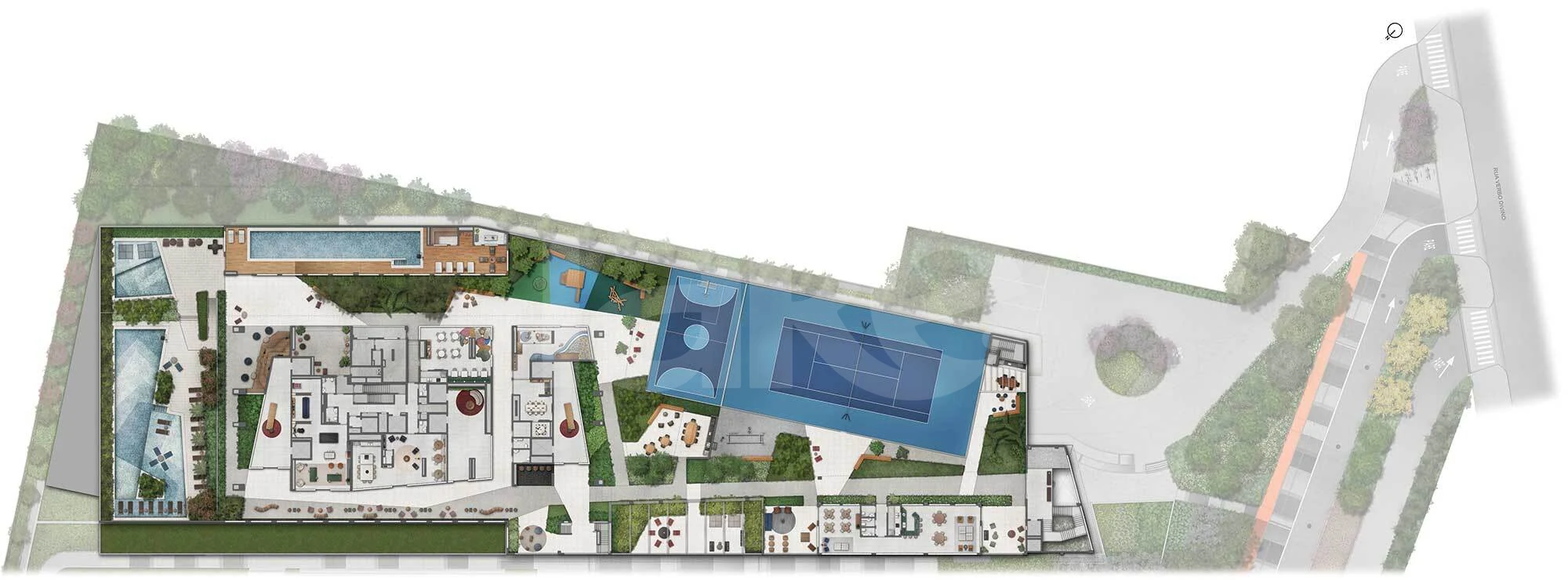 Planta — Pavimento lazer