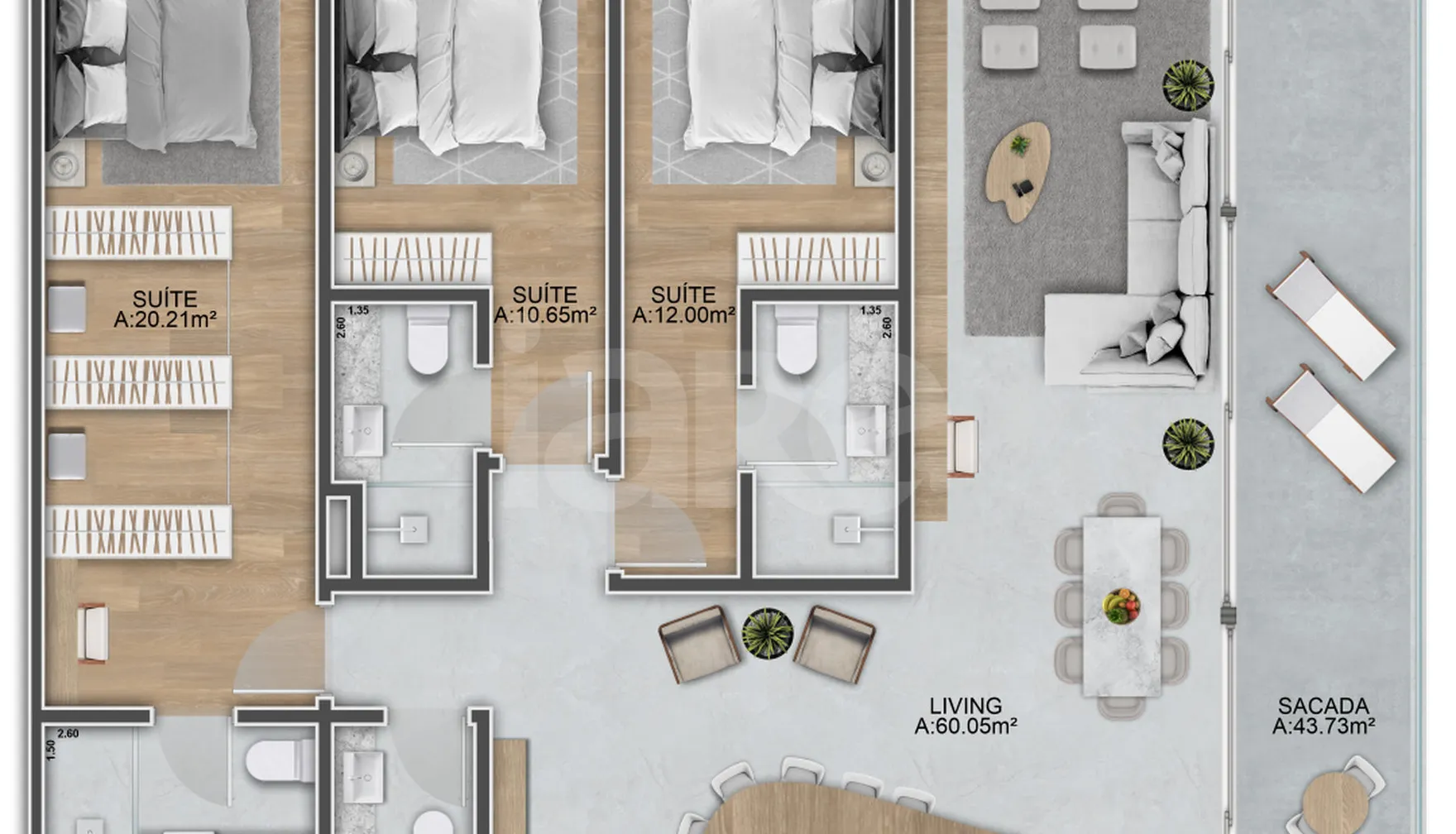 Planta — Garden 196,25 m²