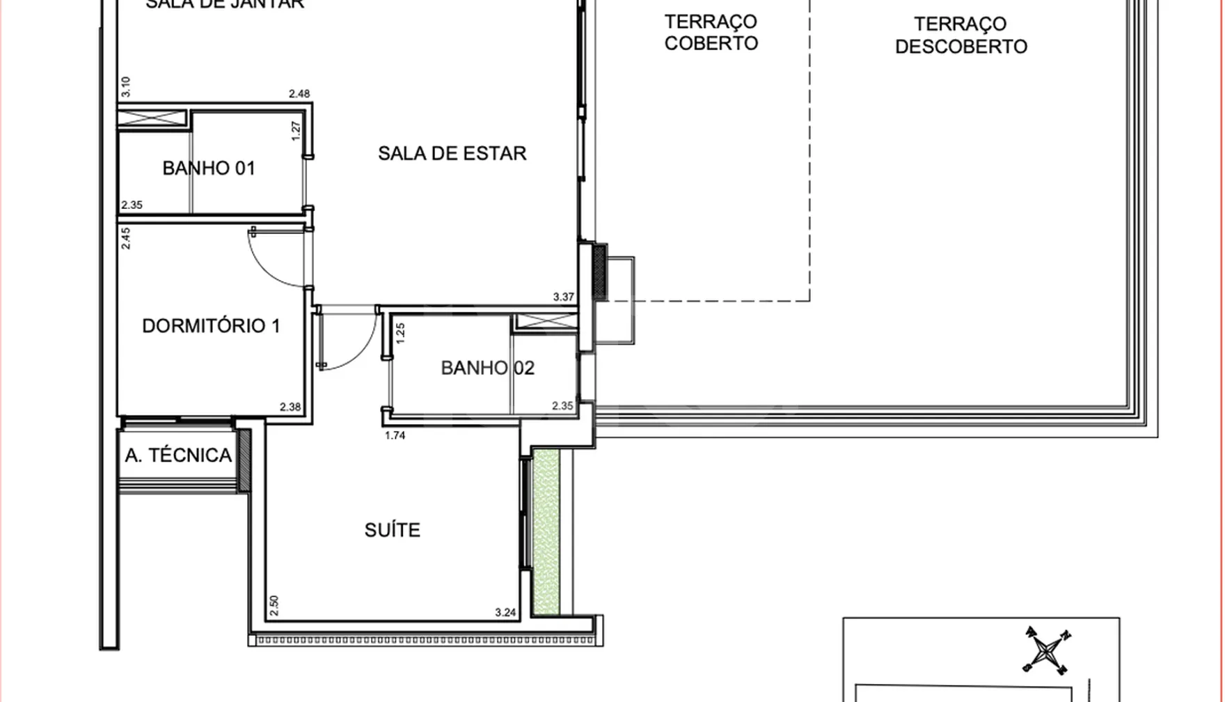 Planta — Garden - 131m2