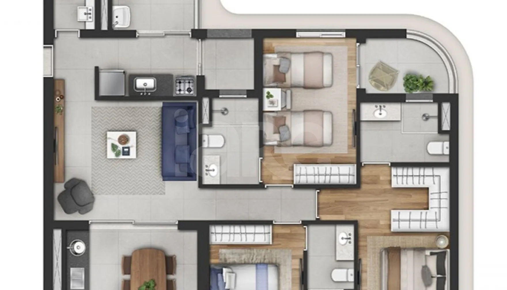 Planta — Garden 119,27 m²