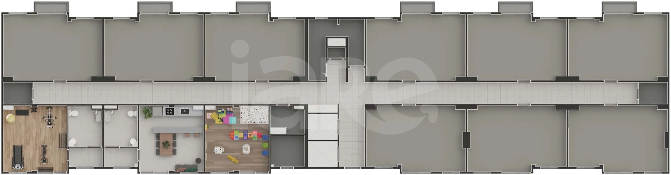 Planta — Pavimento térreo torre b