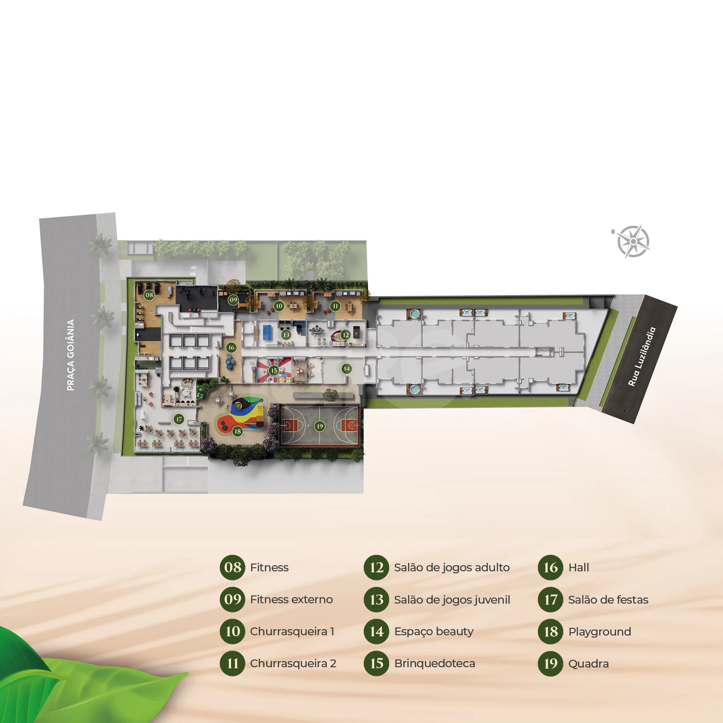 Planta — implantação 3
