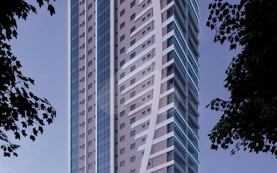 Blue Building - Apartamento com 86 m², em Perequê — foto 3