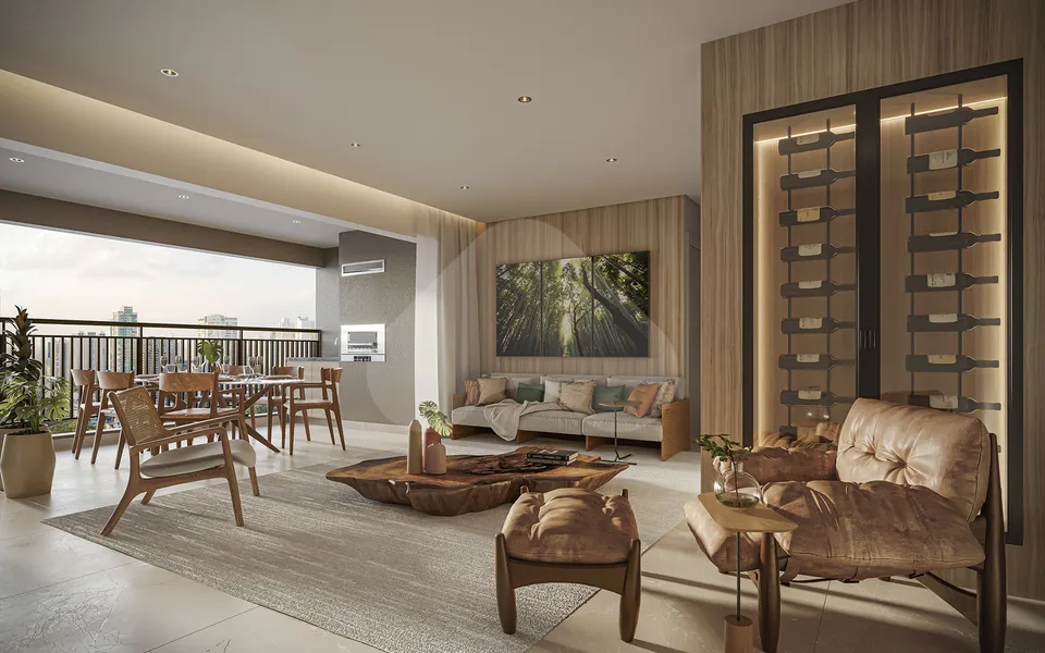 Essência Brasileira - Apartamento com 130,42 m², em Pinheiros — foto 5