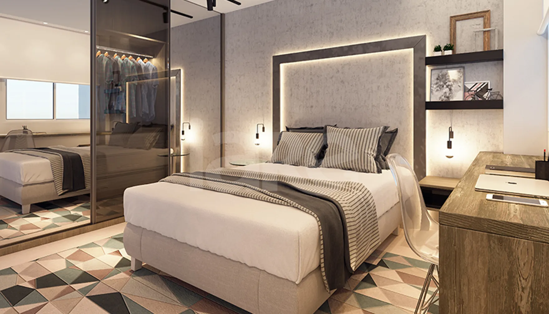 Porto Design - Apartamento com 56,82 m², em Espinheiro — foto 3