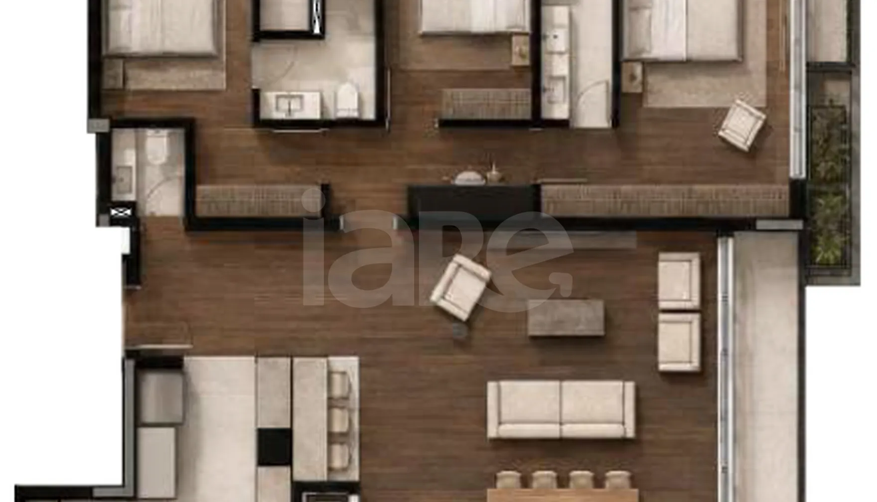 Planta — Garden 173,85 m²