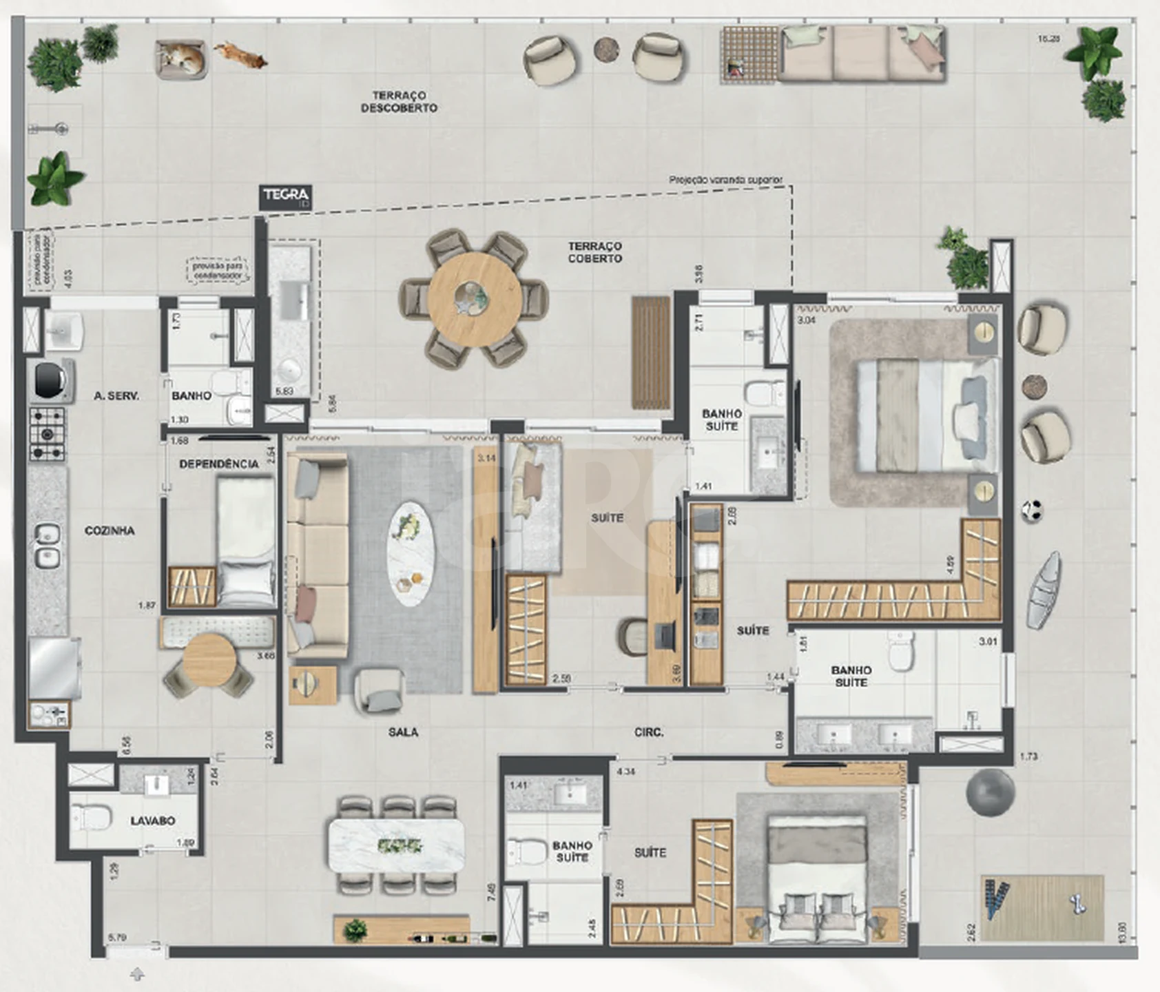 Planta — Garden 222,64 m²