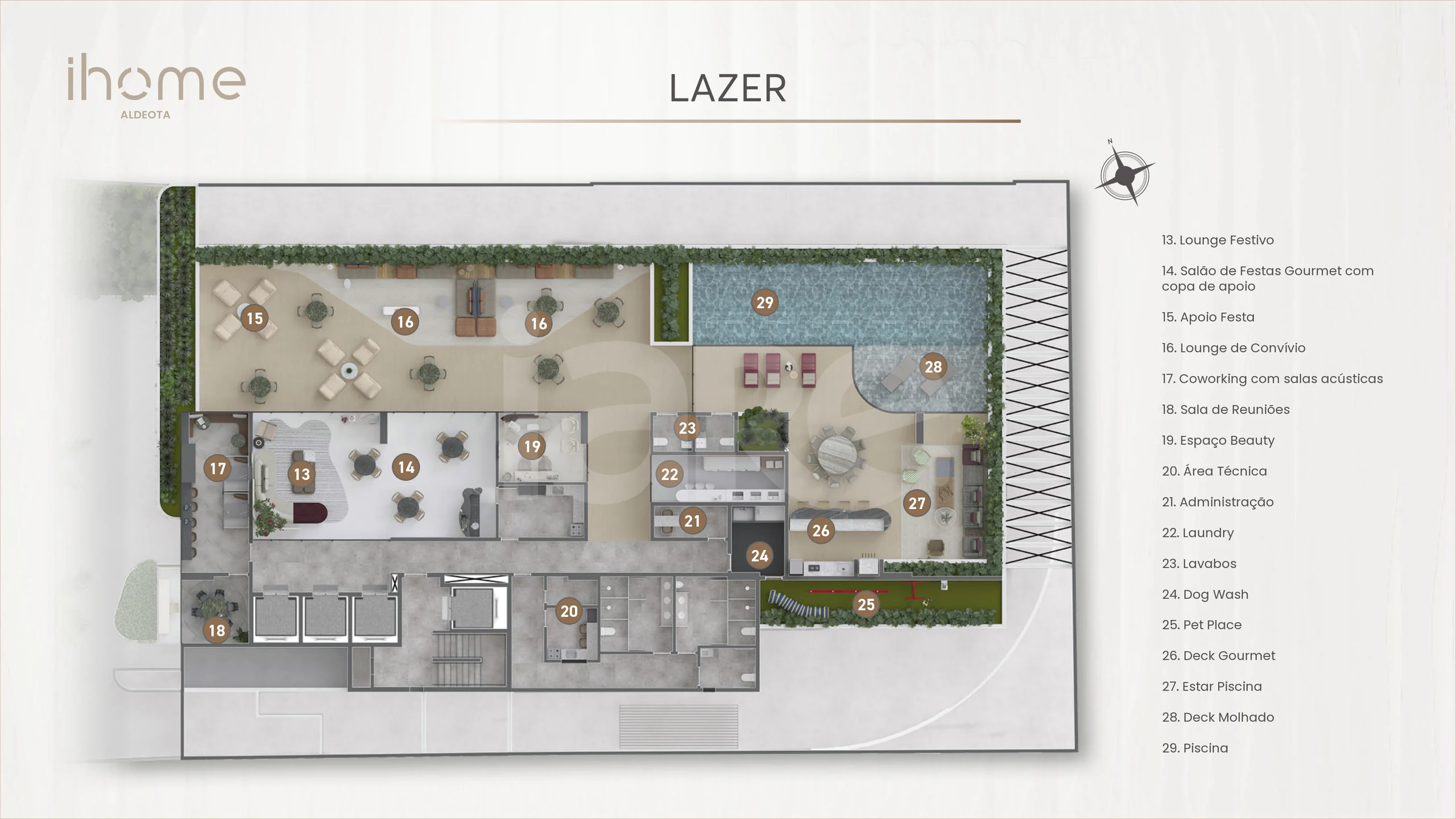 Planta — Implantação Lazer