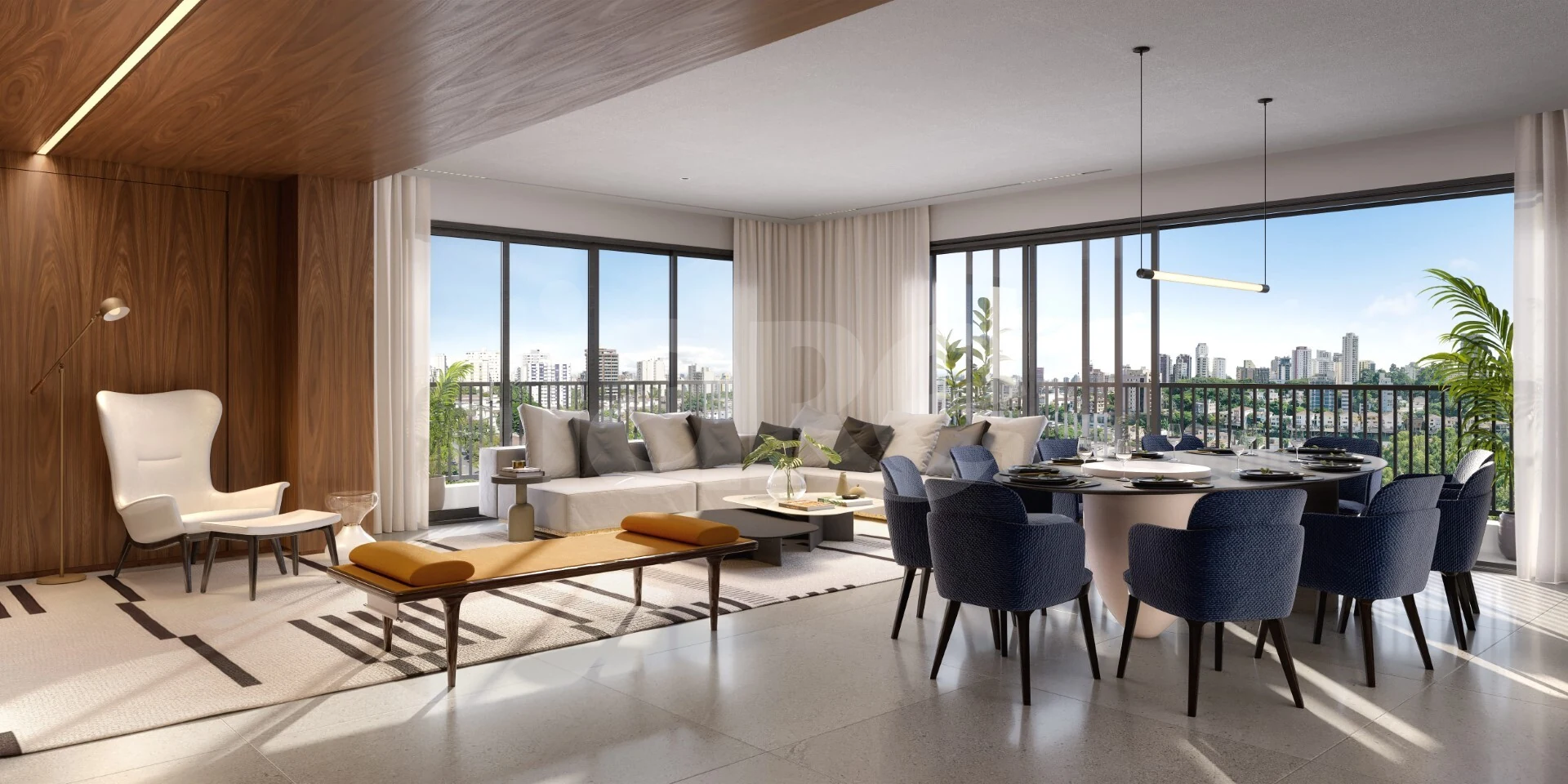 City Garten - Apartamento com 149 m², em Setor Marista — foto 2
