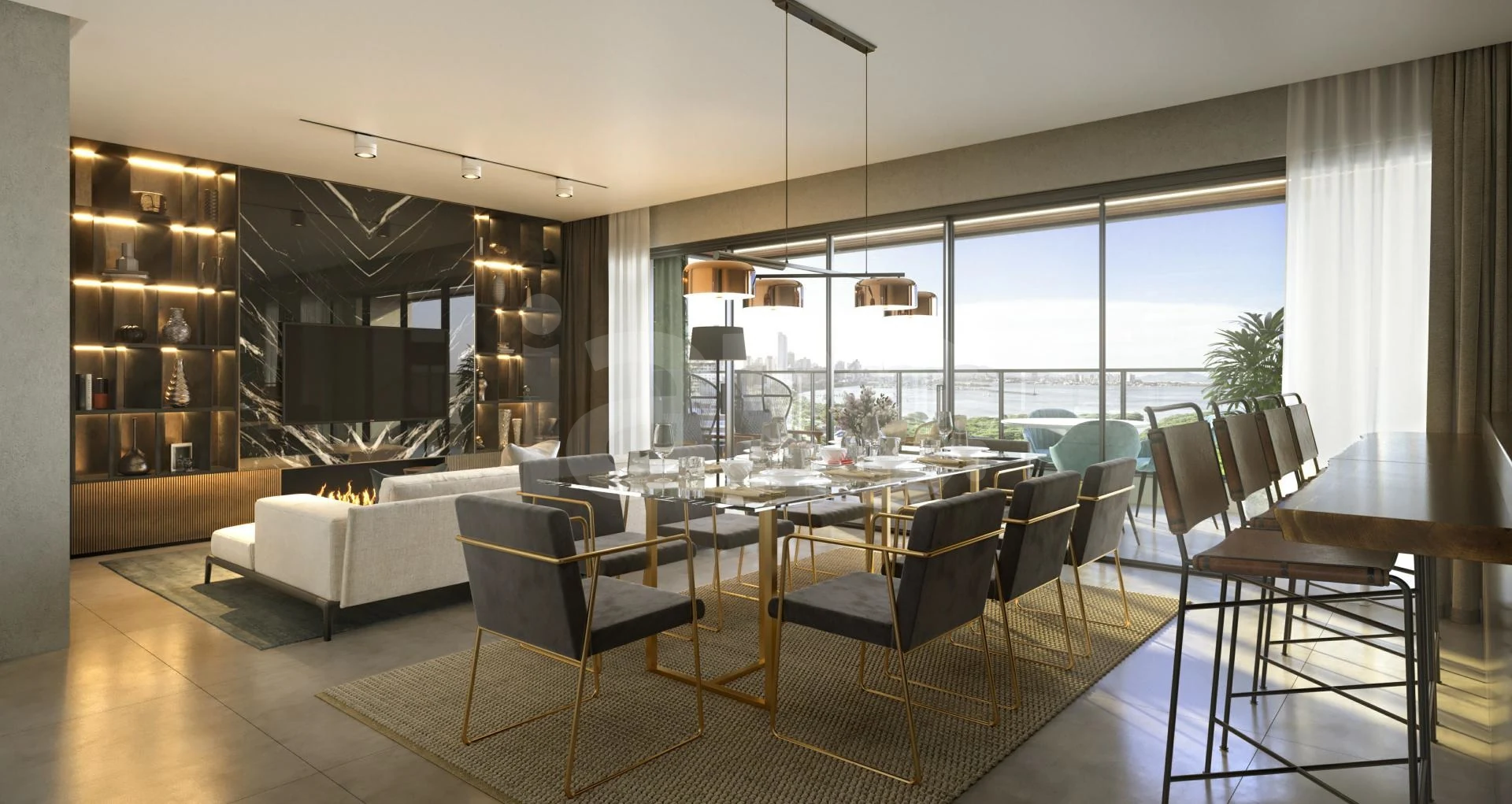 D6 Ocean View - Apartamento com 159,2 m², em Fazenda — foto 2