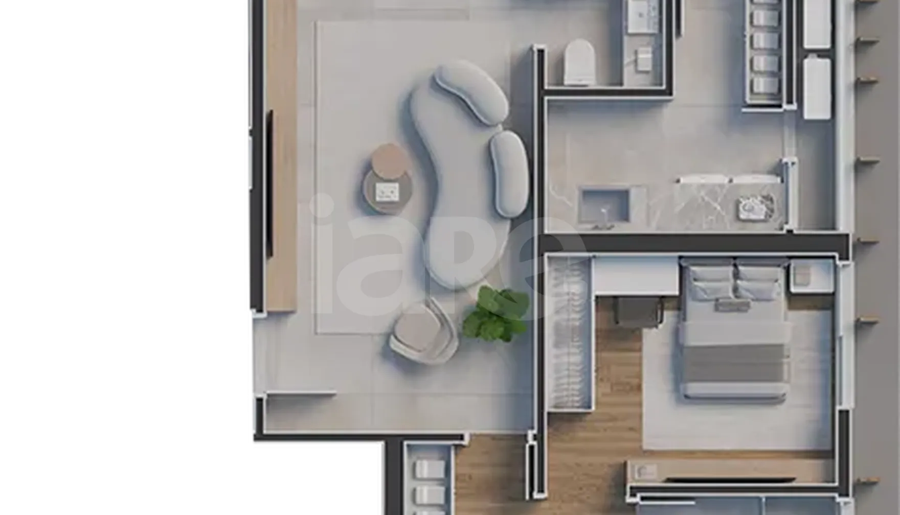 Planta — Apartamento 131,5 m²