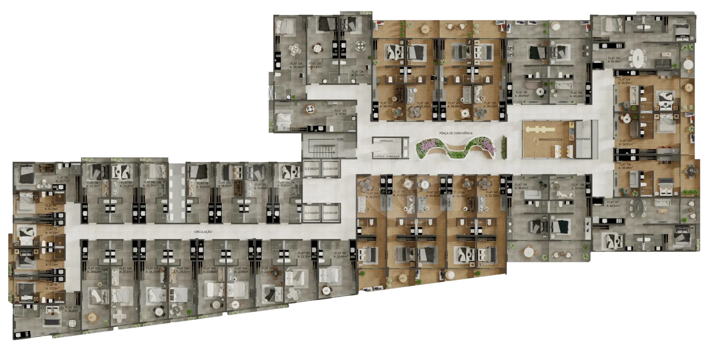 Planta — Pavimento 1