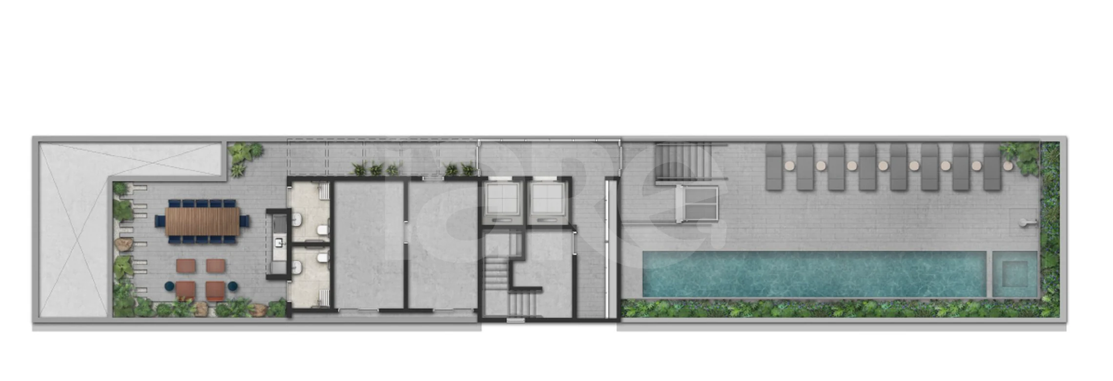 Planta — Pavimento rooftop
