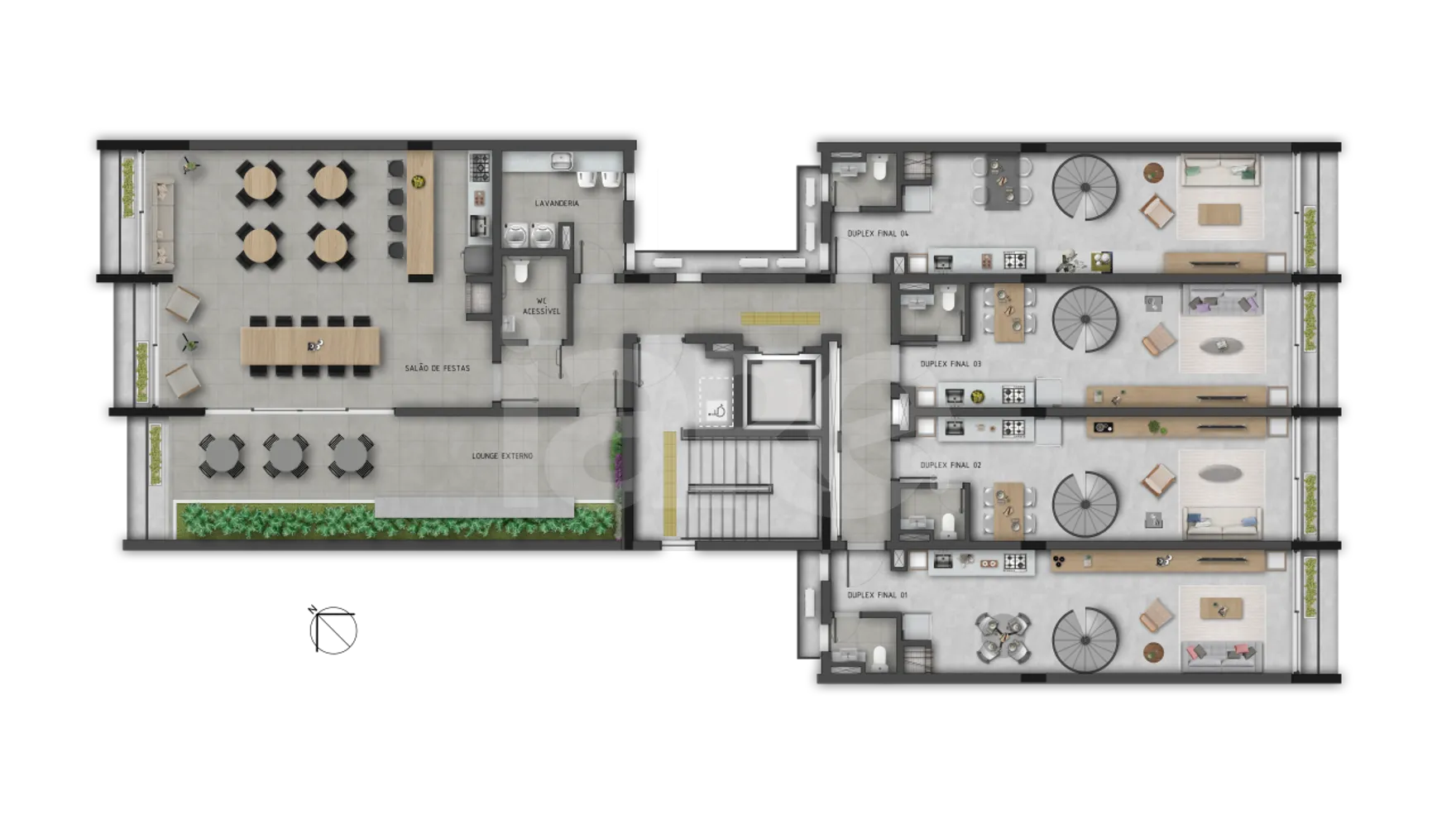 Planta — Pavimento 6