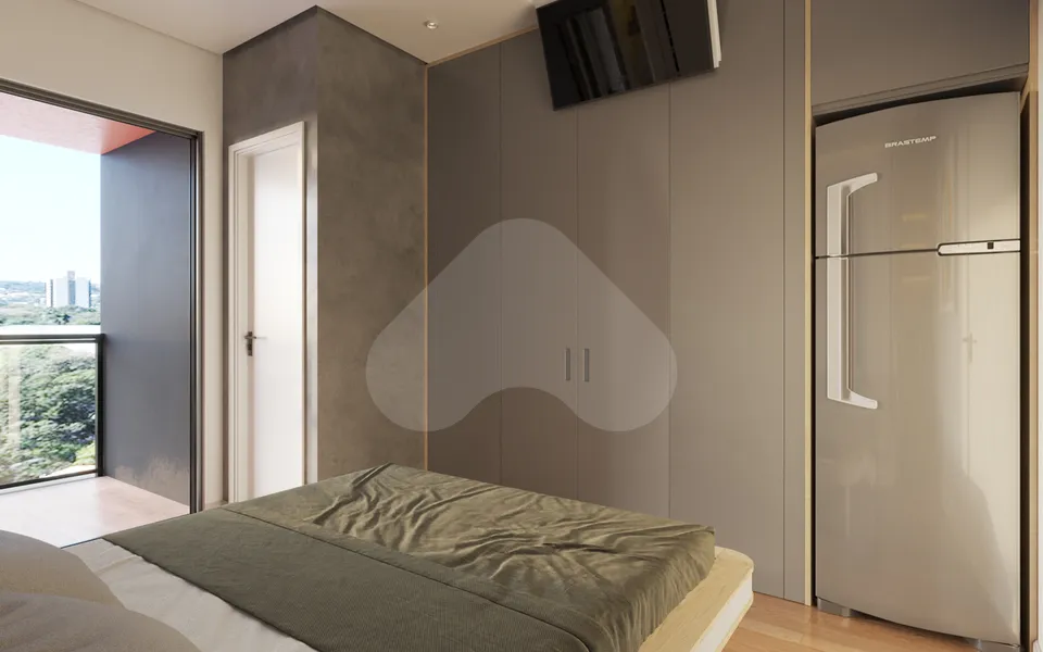 Théros Residencial - Studio com 19,4 m², em Alto da XV — foto 31