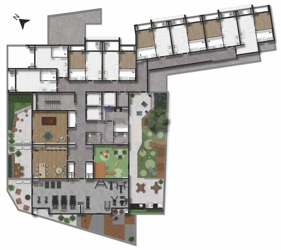 Planta — Pavimento 1