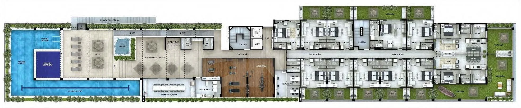 Planta — Pavimento 1
