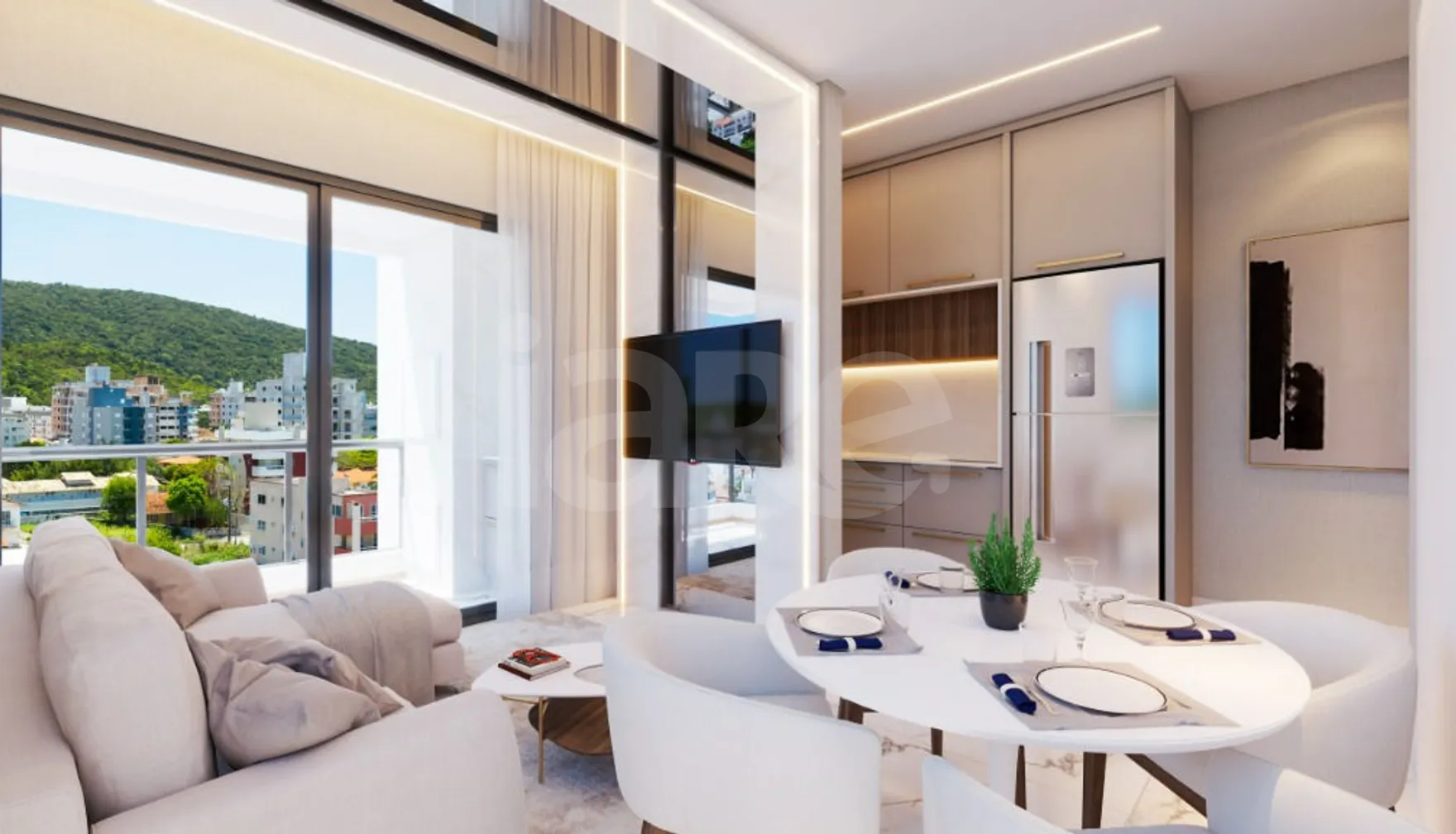 Gralha Azul - Apartamento com 79,11 m², em Bombas — foto 2
